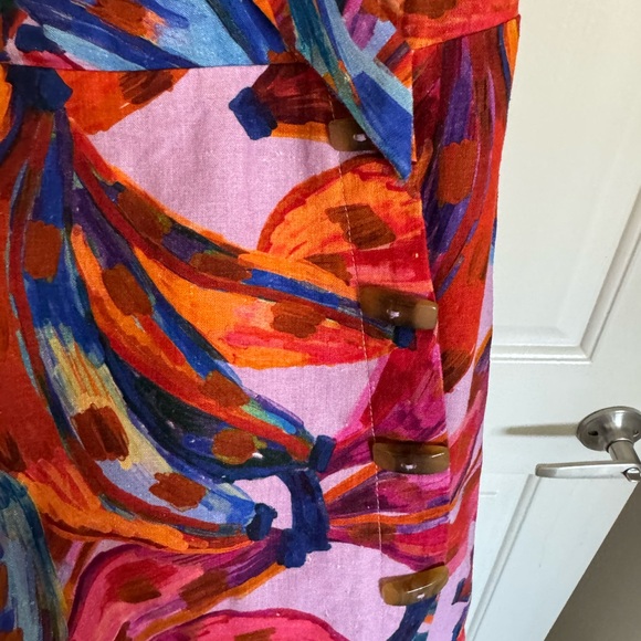 Farm Rio Cross Front Colorful Women's Dress Size Small - Picture 5 of 14